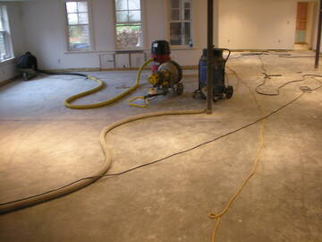 Concrete Grinding and Prep Work