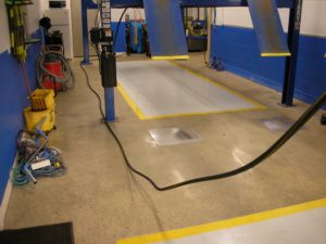 Epoxy Flooring with Polished Concrete