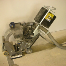 A machine that is sitting on the ground.