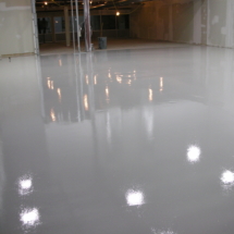 picture of warehouse with epoxy floor, Plymouth MA.