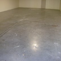 A concrete floor with no one in it.