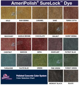 Floor Coating Color Charts - Concrete Resurfacing Systems